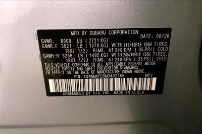 2021 Subaru Ascent Premium