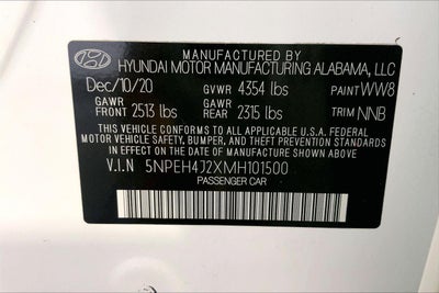 2021 Hyundai Sonata Limited