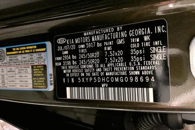 2021 Kia Telluride SX