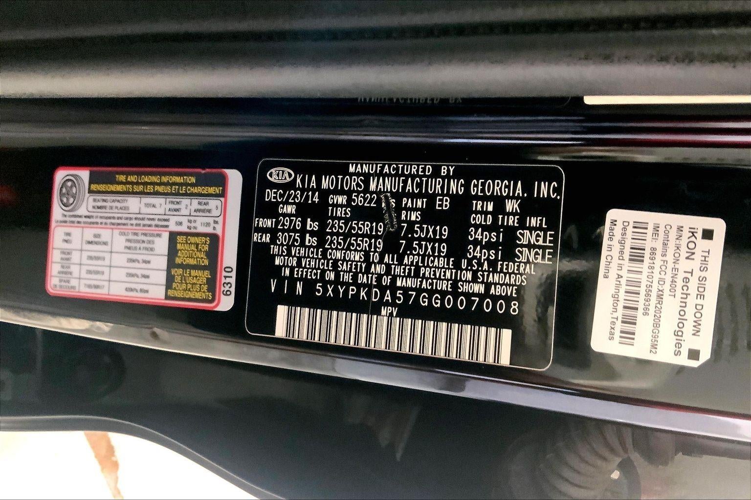 2016 Kia Sorento SXL