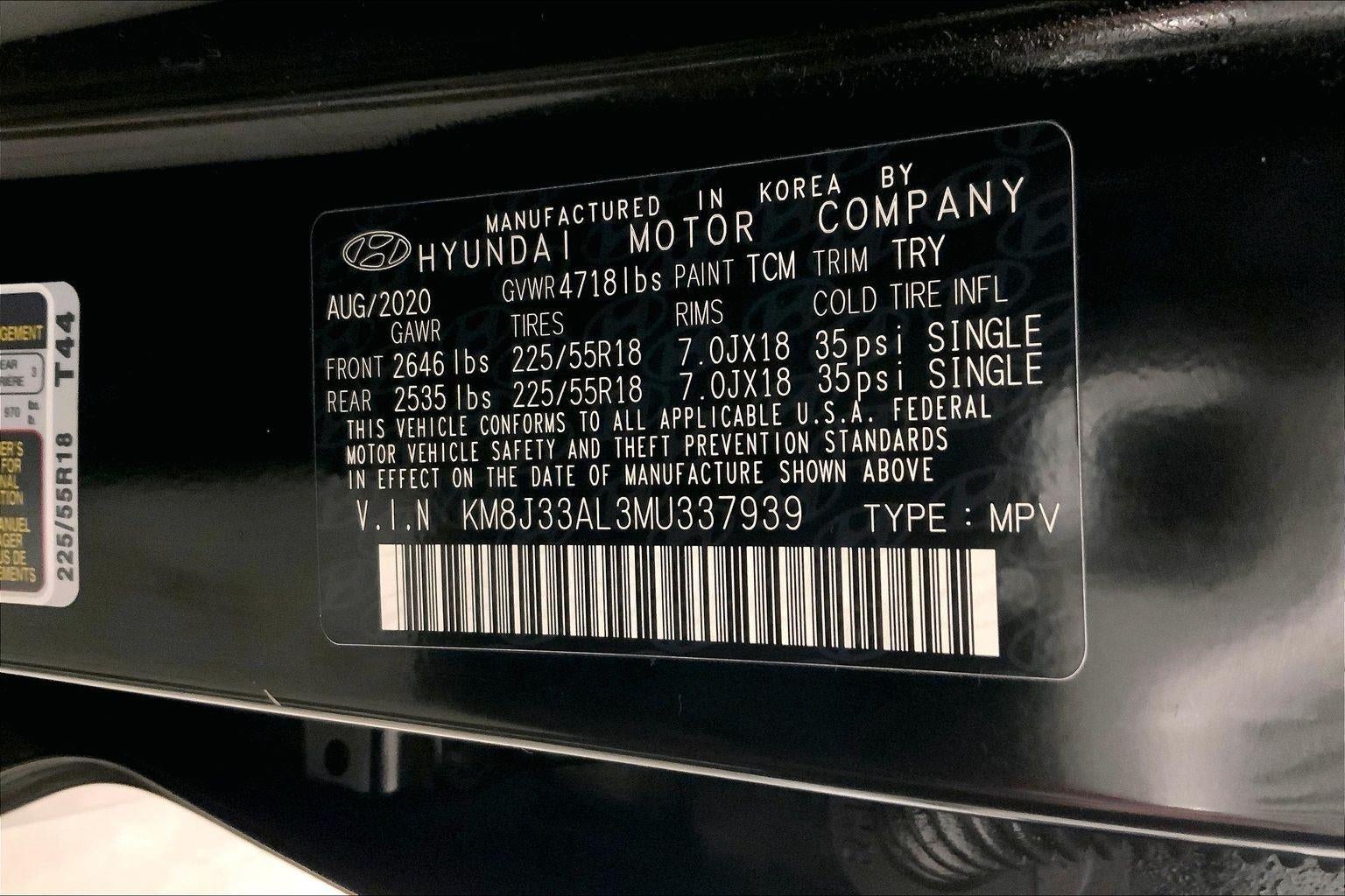 2021 Hyundai Tucson Limited