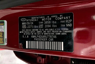 2024 Hyundai Elantra Limited