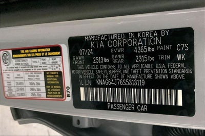 2025 Kia K5 GT-Line