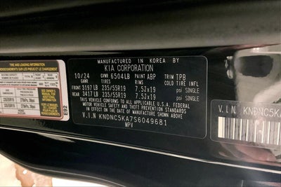 2025 Kia Carnival Hybrid EX