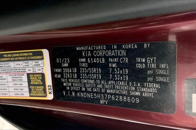 2023 Kia Carnival SX