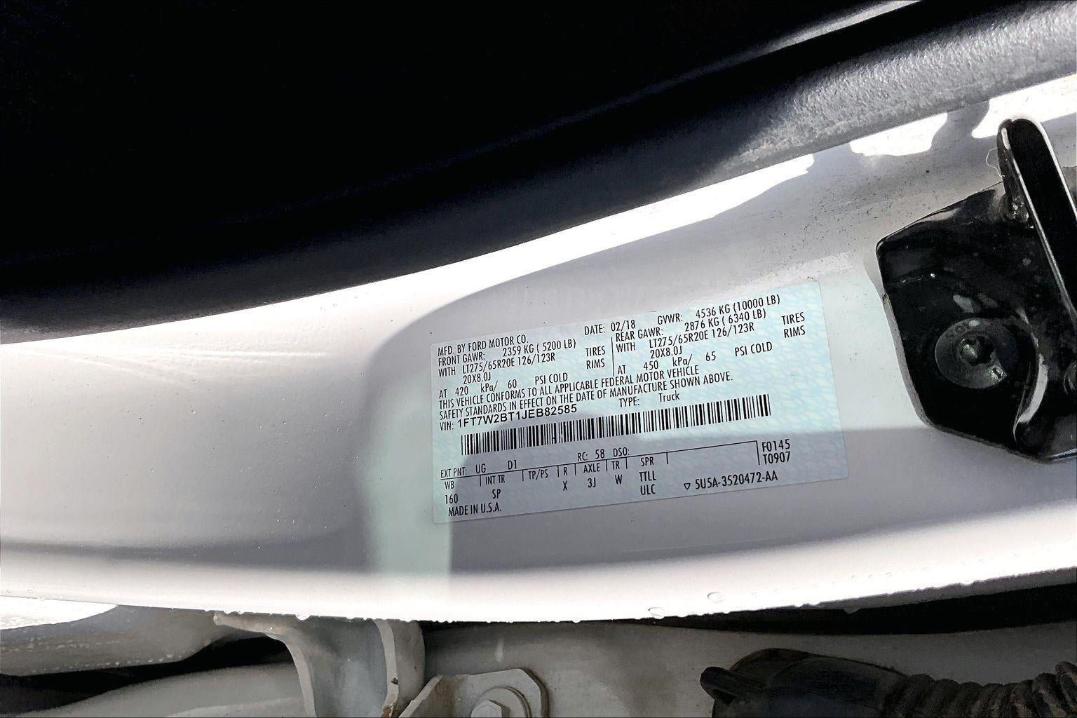 2018 Ford Super Duty F-250 SRW XL