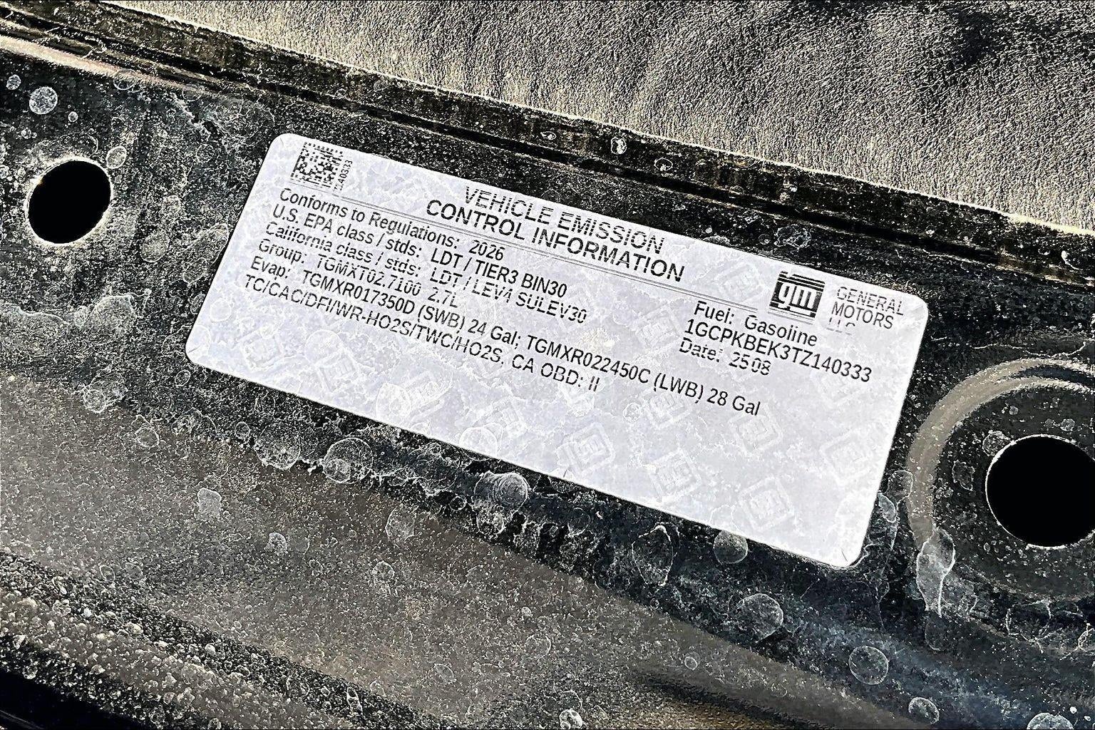 2026 Chevrolet Silverado 1500 Custom