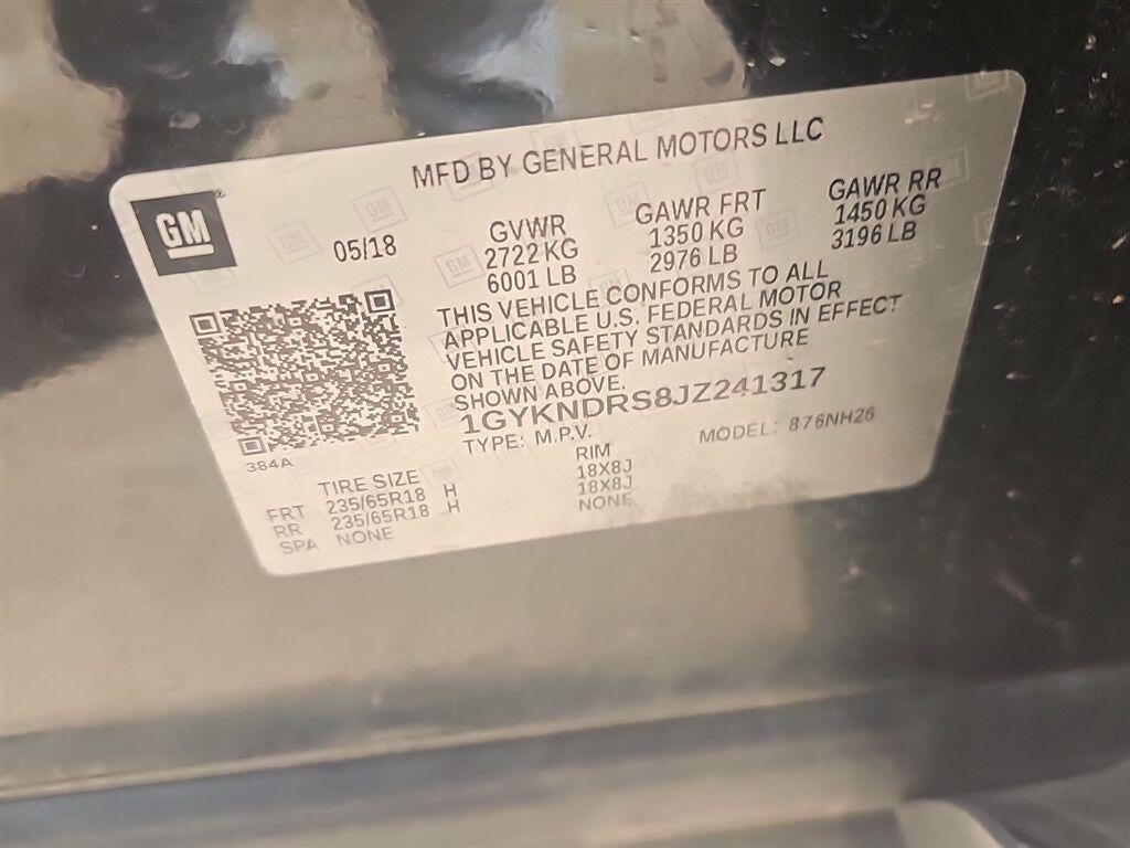 2018 Cadillac XT5 Luxury AWD