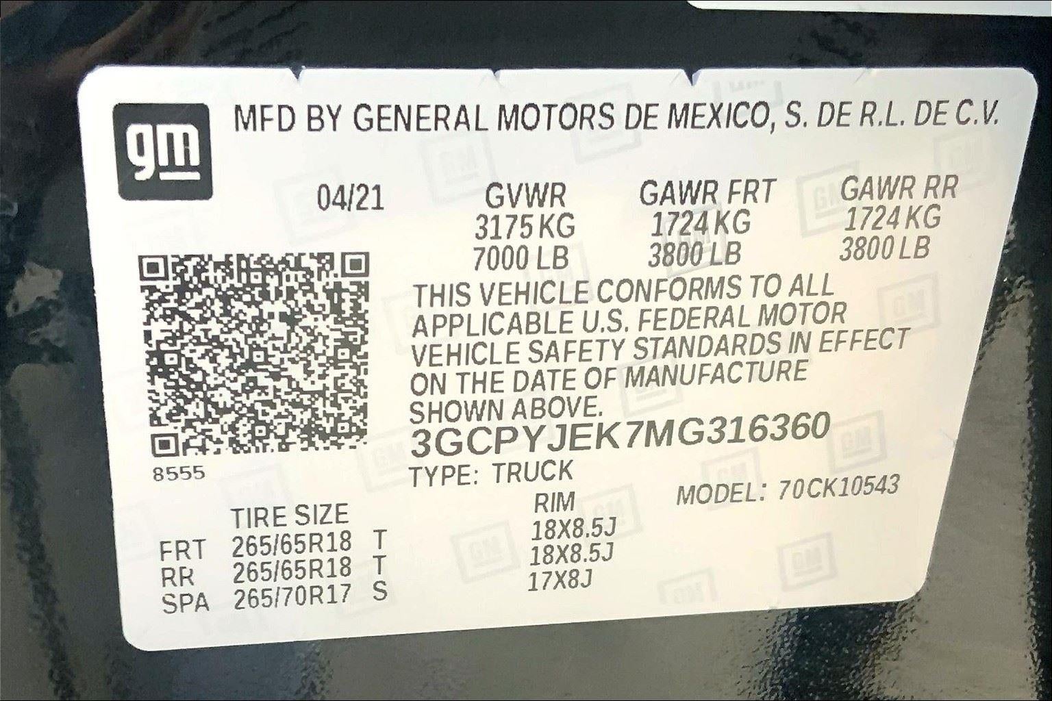 2021 Chevrolet Silverado 1500 LT