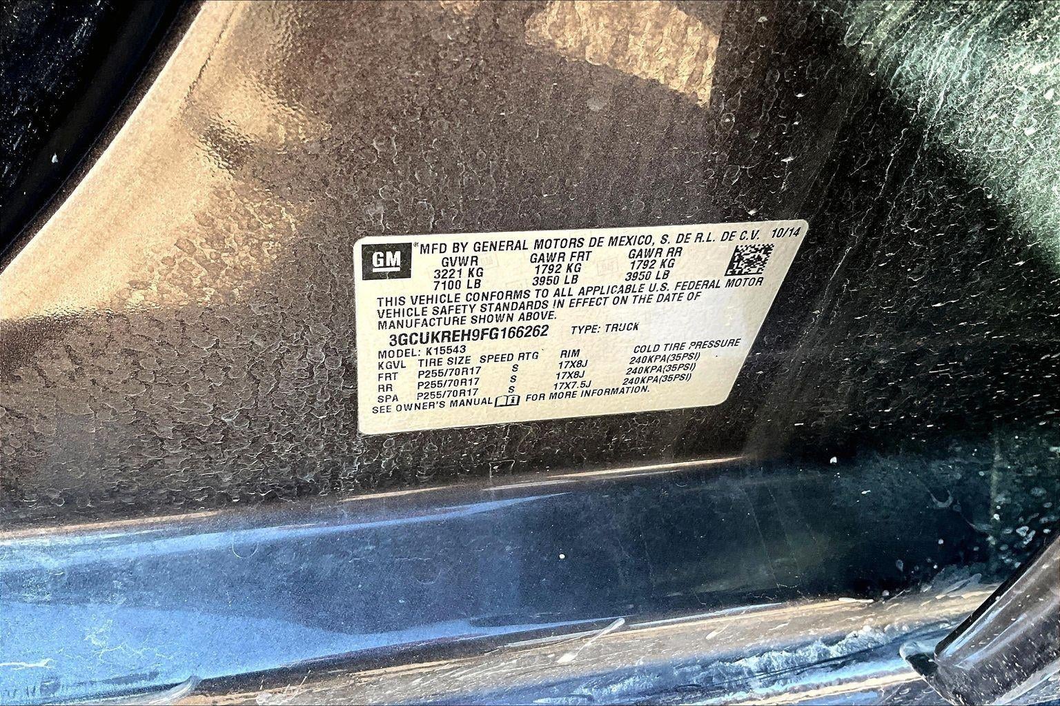 2015 Chevrolet Silverado 1500 LT