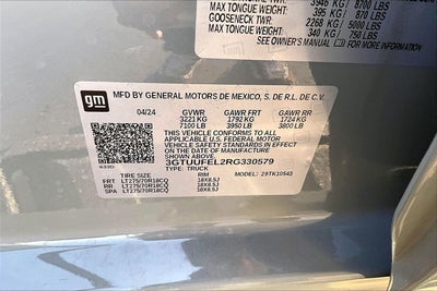 2024 GMC Sierra 1500 AT4X