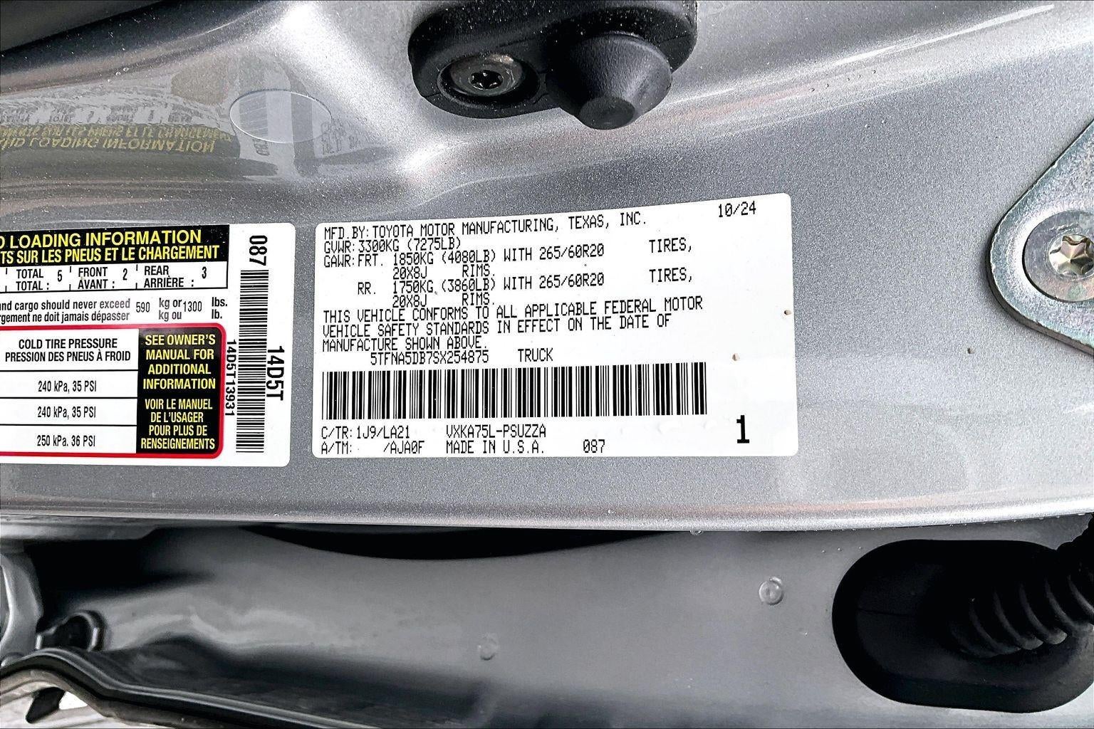 2025 Toyota Tundra 4WD Platinum
