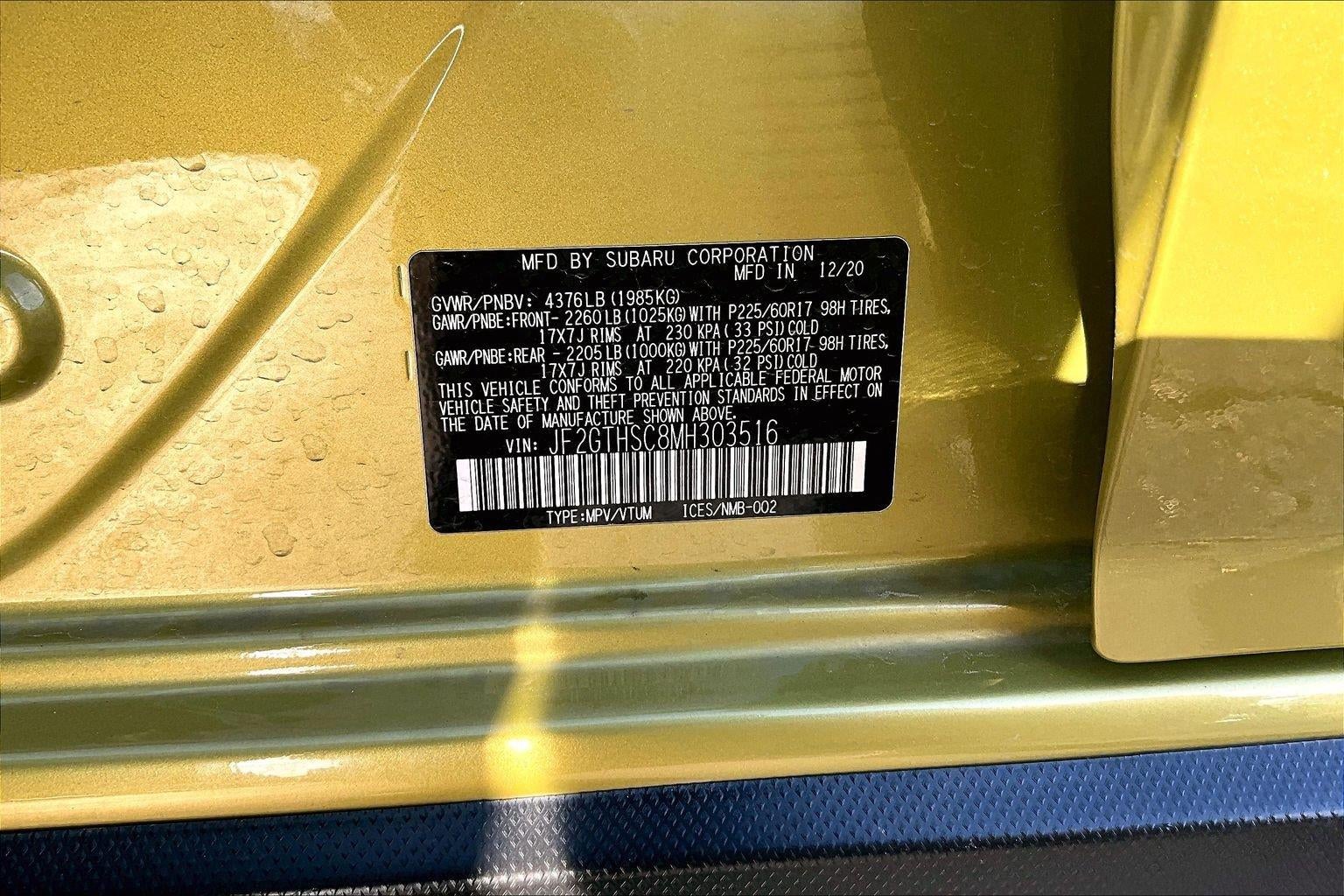 2021 Subaru Crosstrek Sport