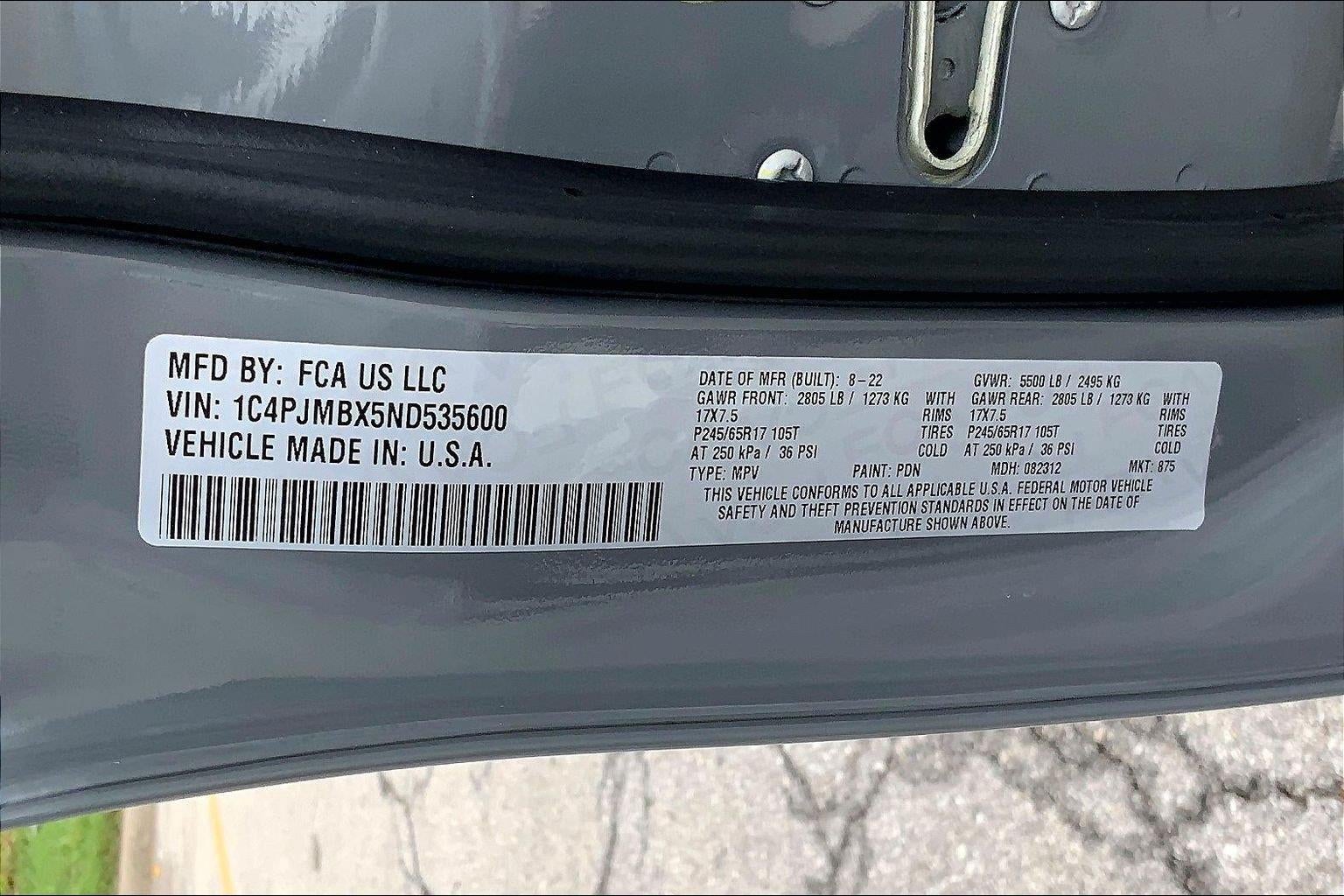 2022 Jeep Cherokee Trailhawk
