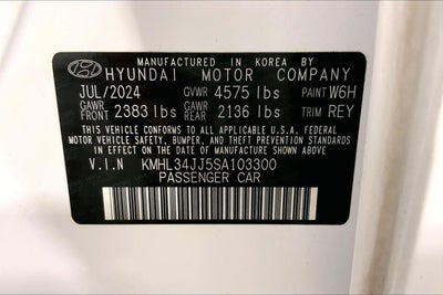 2025 Hyundai Sonata Hybrid SEL