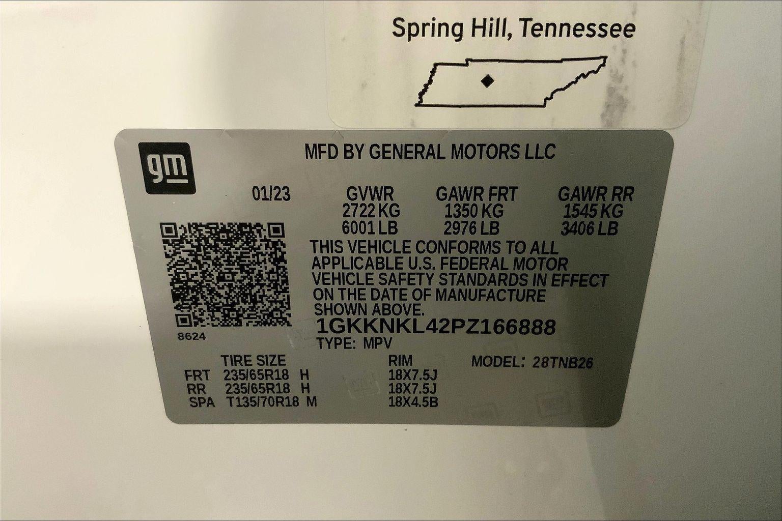 2023 GMC Acadia SLE