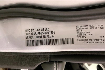 2022 Jeep Grand Cherokee L Limited