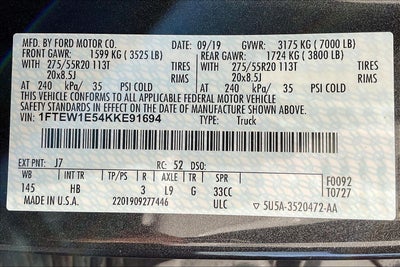 2019 Ford F-150 XL