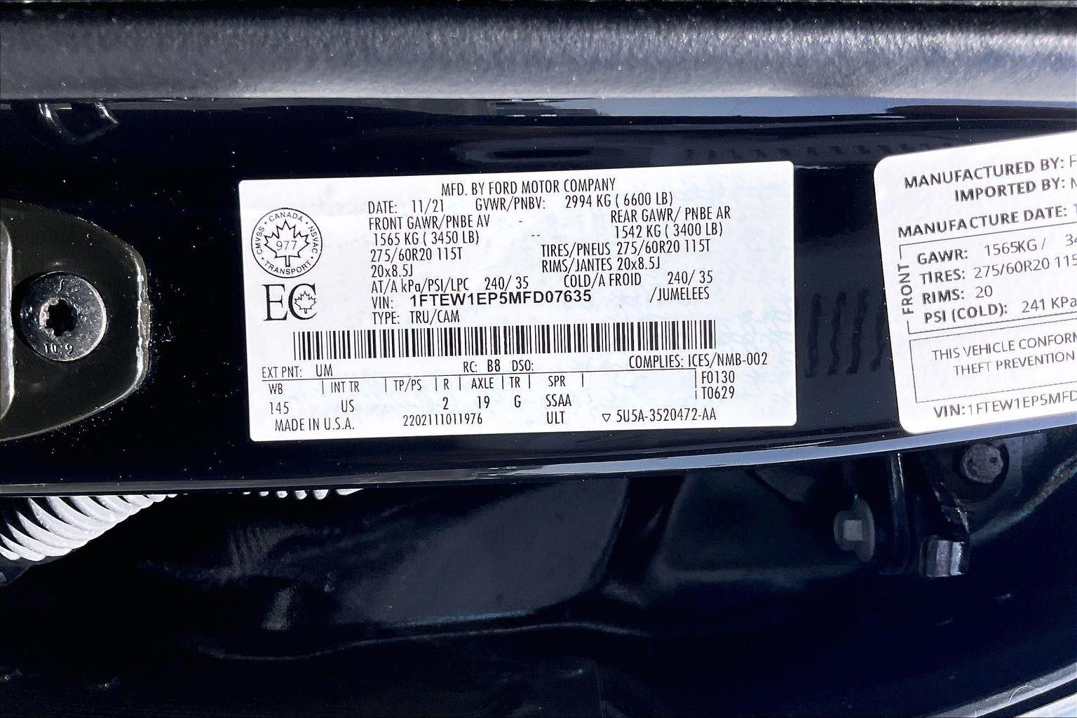 2021 Ford F-150 XLT