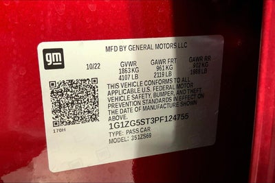 2023 Chevrolet Malibu RS