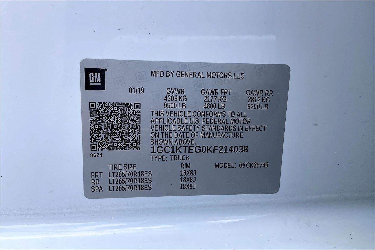 2019 Chevrolet Silverado 2500 HD LTZ