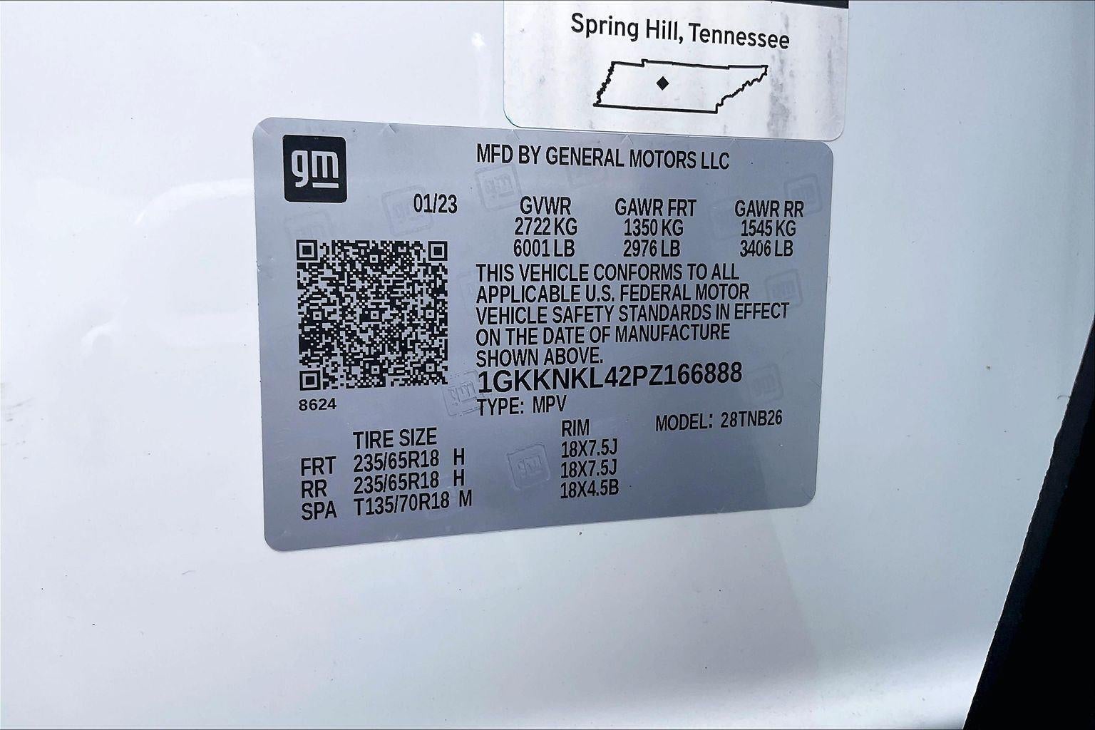 2023 GMC Acadia SLE