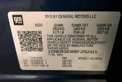 2023 Chevrolet Traverse LT Cloth