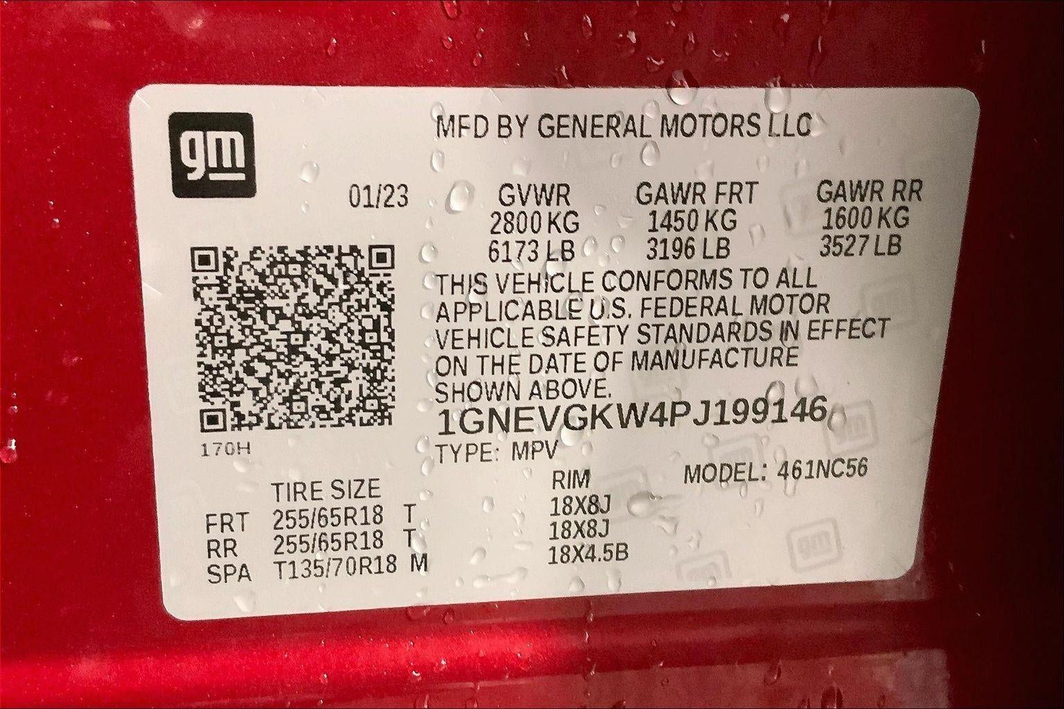 2023 Chevrolet Traverse LT Cloth