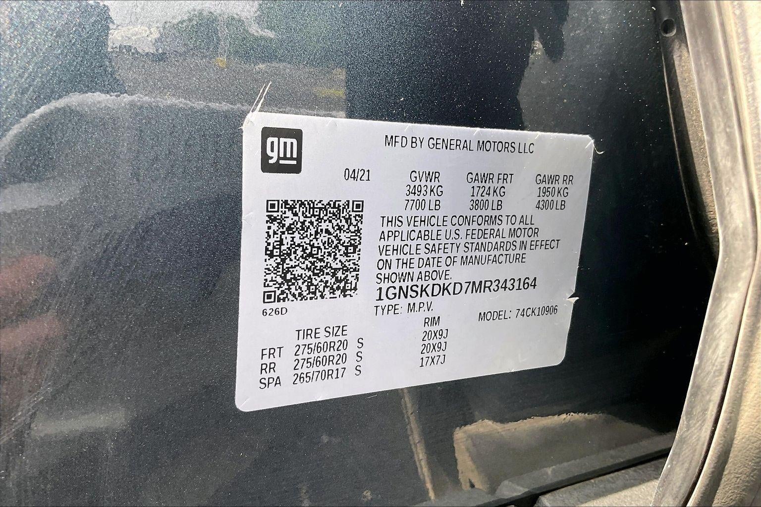 2021 Chevrolet Suburban Z71