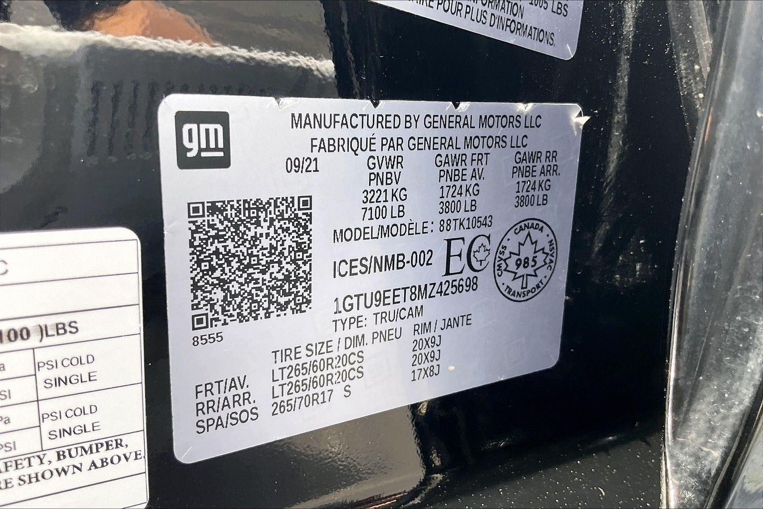 2021 GMC Sierra 1500 AT4
