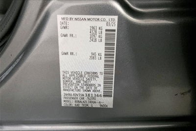 2025 Nissan Altima SV
