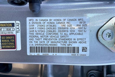 2020 Honda CR-V Touring