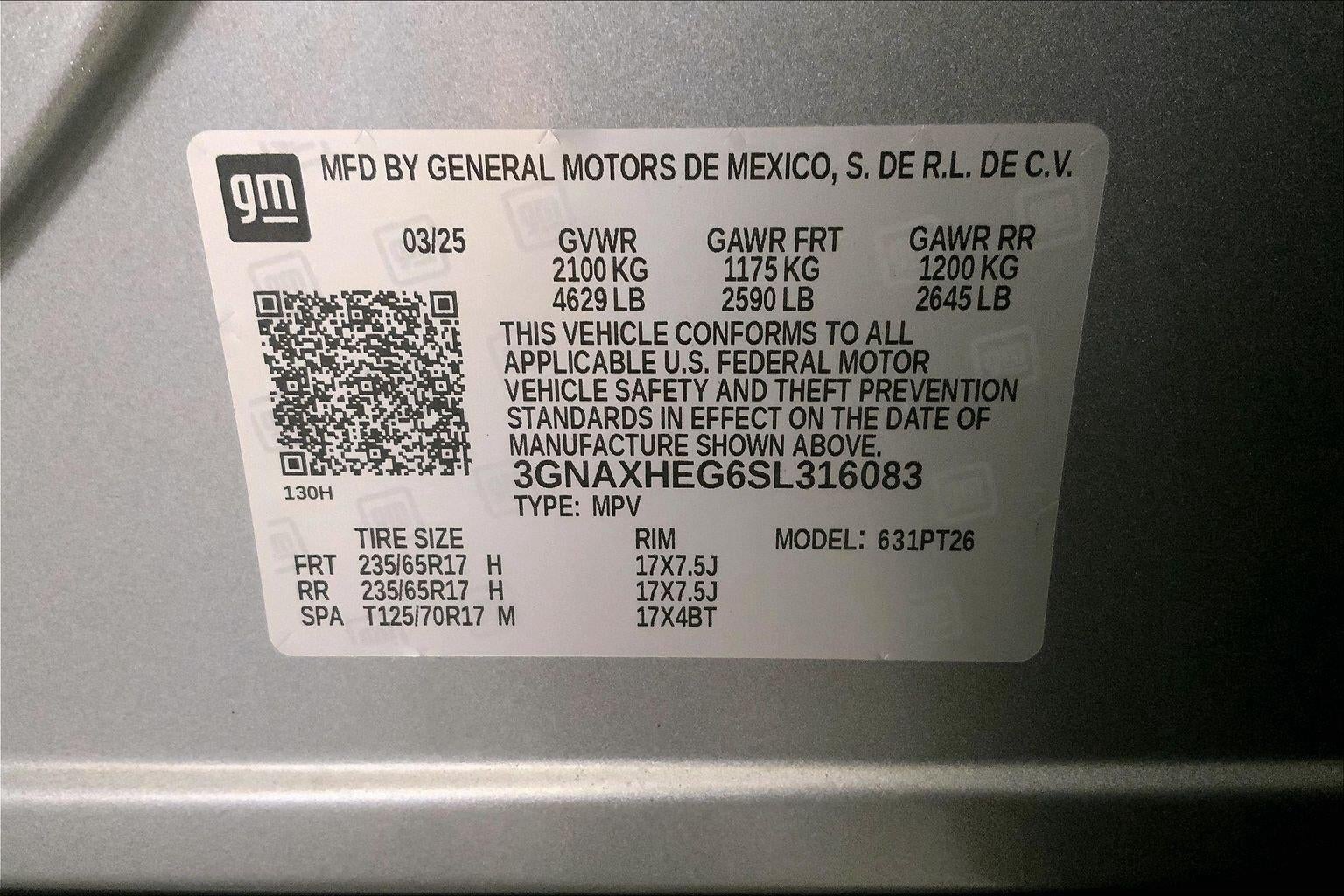 2025 Chevrolet Equinox LT