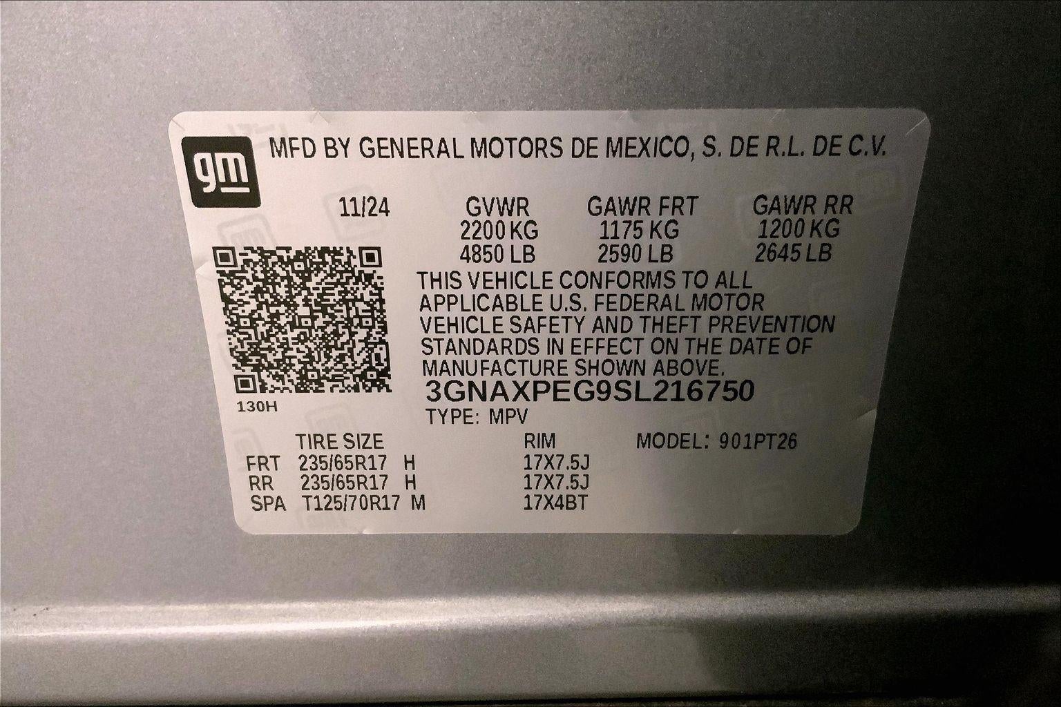 2025 Chevrolet Equinox LT