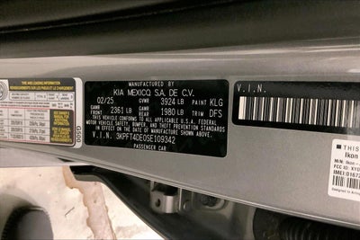 2025 Kia K4 LXS