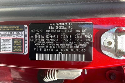 2022 Kia Sorento S