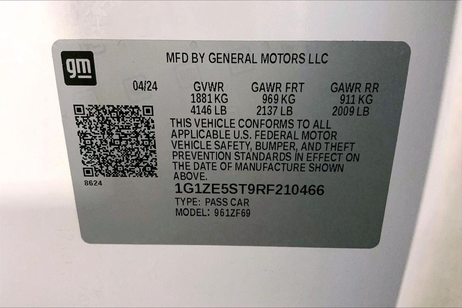 2024 Chevrolet Malibu 2LT