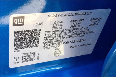 2023 Chevrolet Silverado 1500 Custom