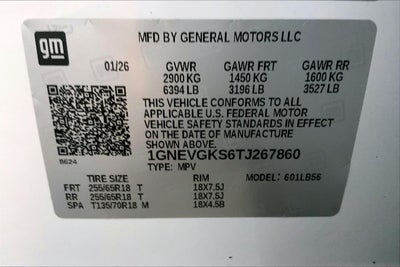 2026 Chevrolet Traverse LT