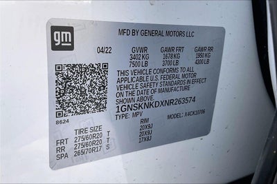 2022 Chevrolet Tahoe LT