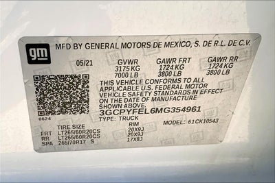 2021 Chevrolet Silverado 1500 LT Trail Boss