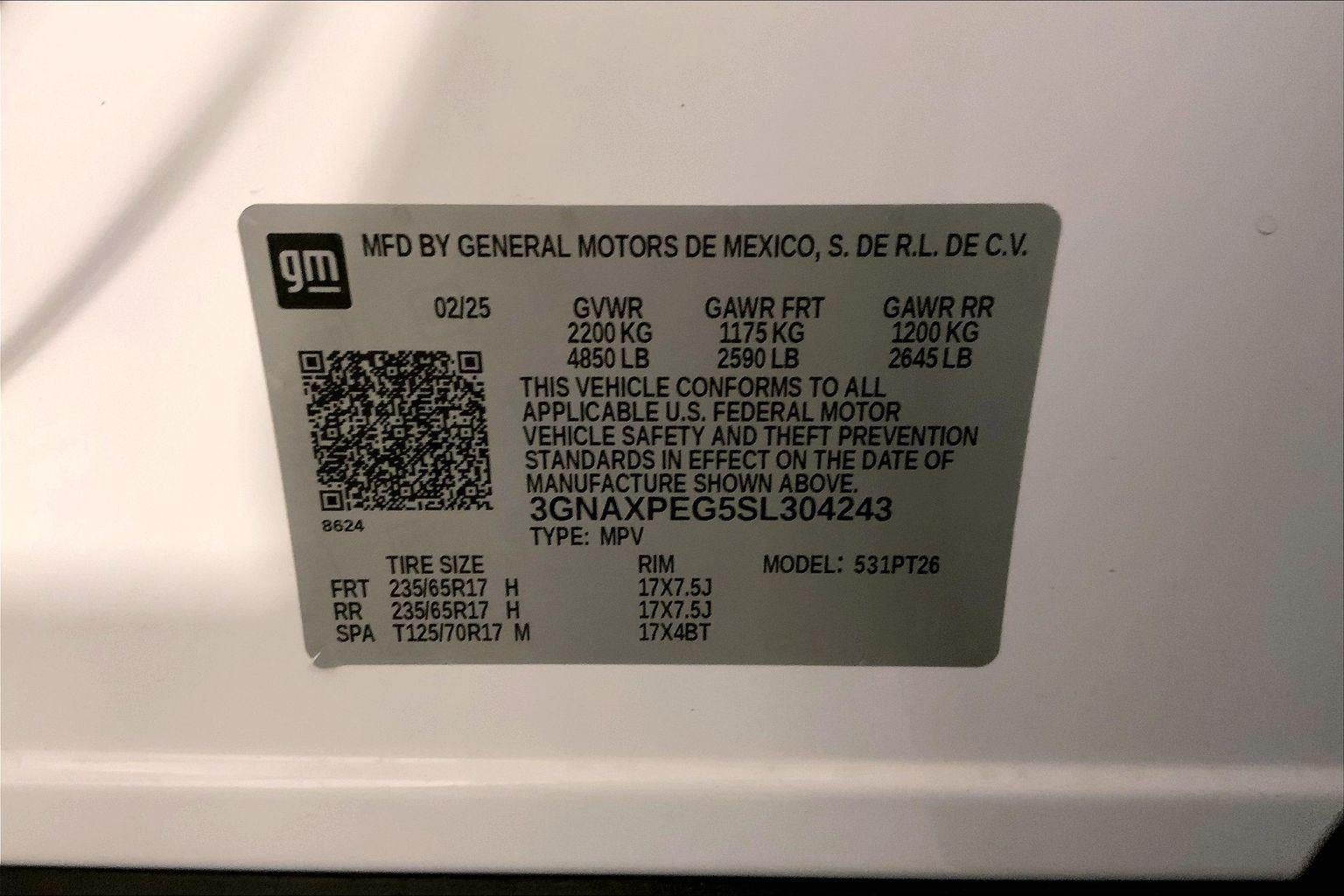 2025 Chevrolet Equinox LT