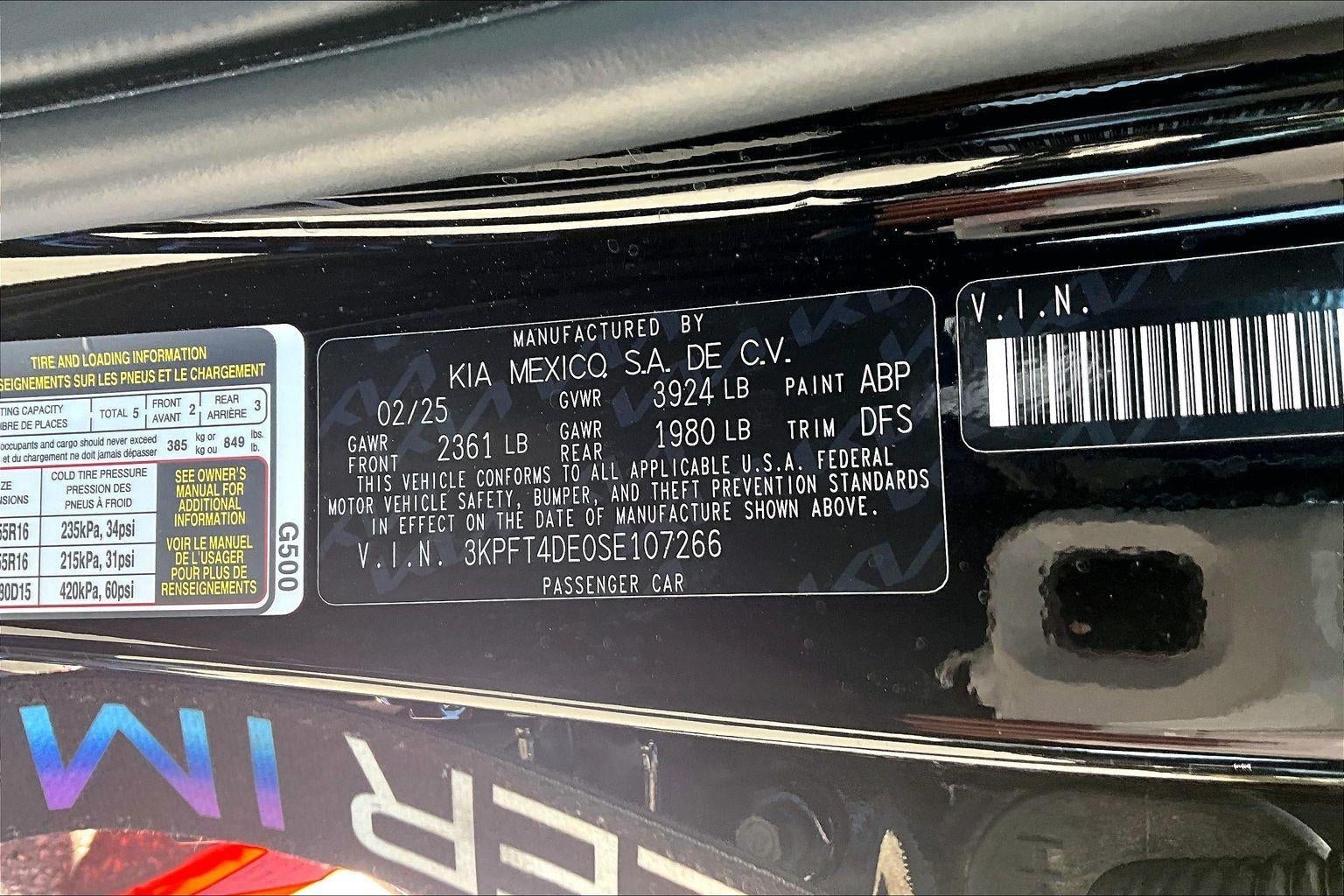 2025 Kia K4 LXS