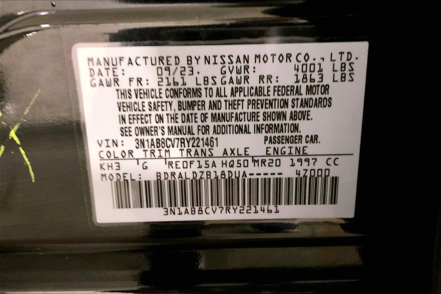 2024 Nissan Sentra SV