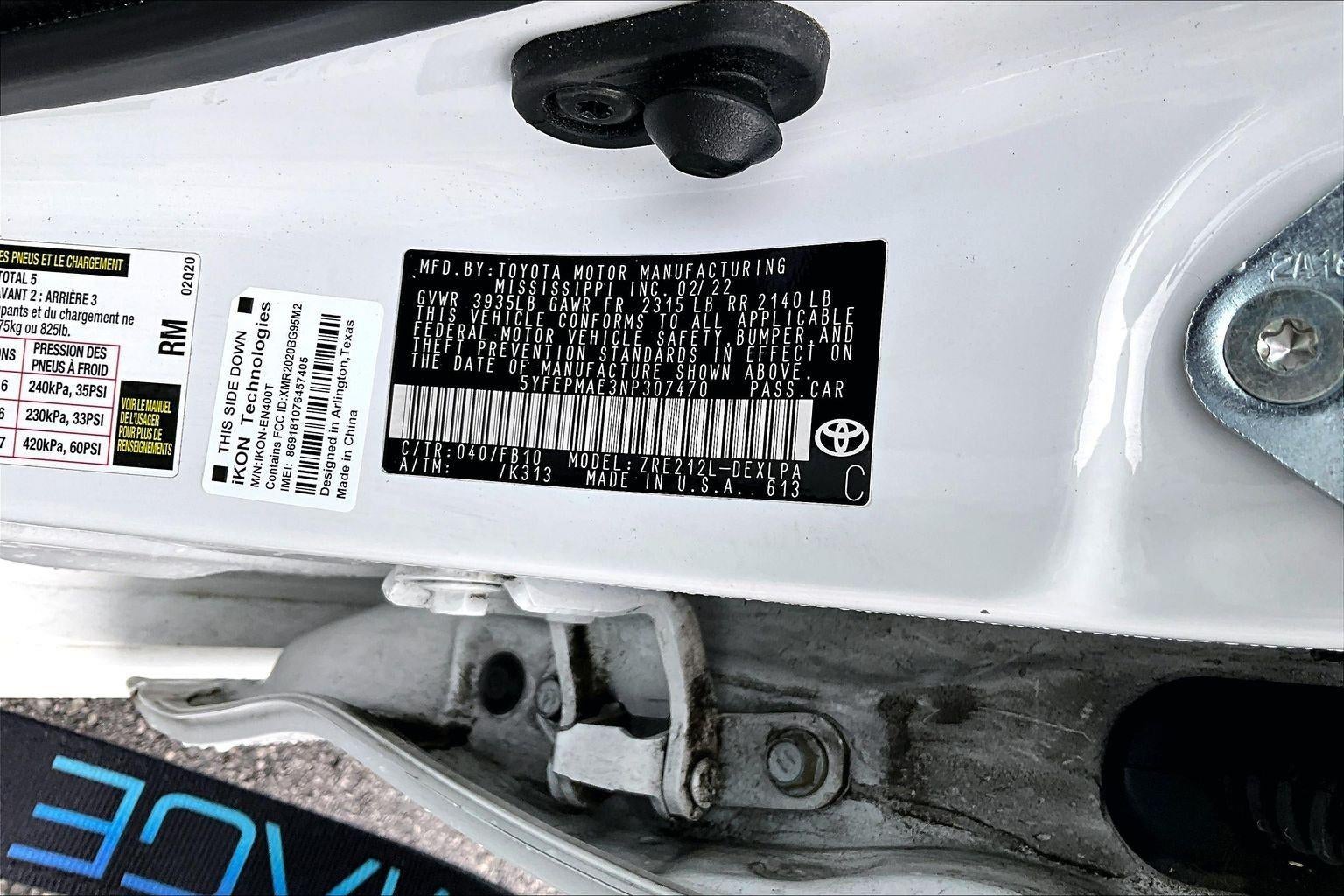 2022 Toyota Corolla LE