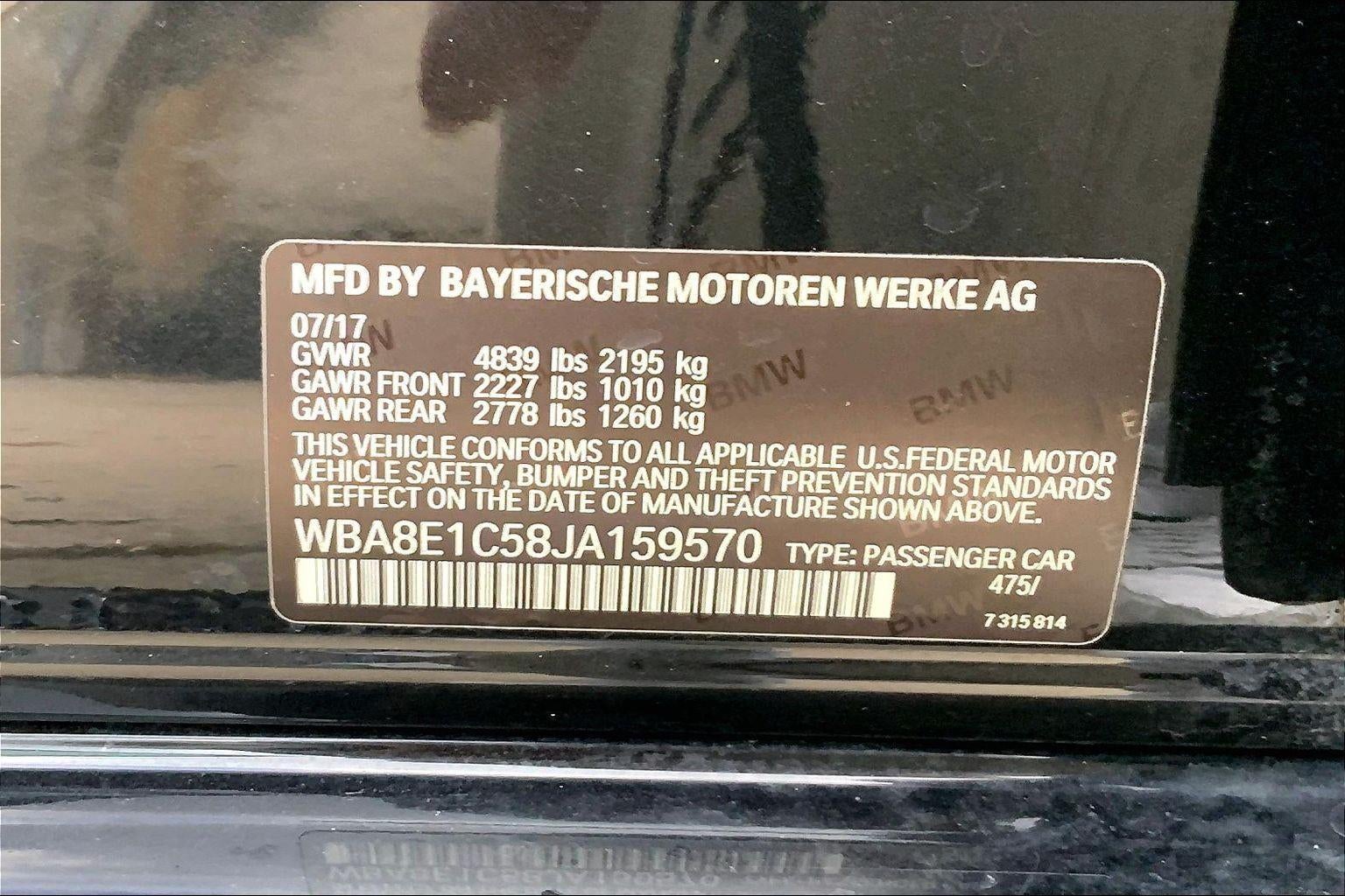 2018 BMW 3 Series 330e iPerformance