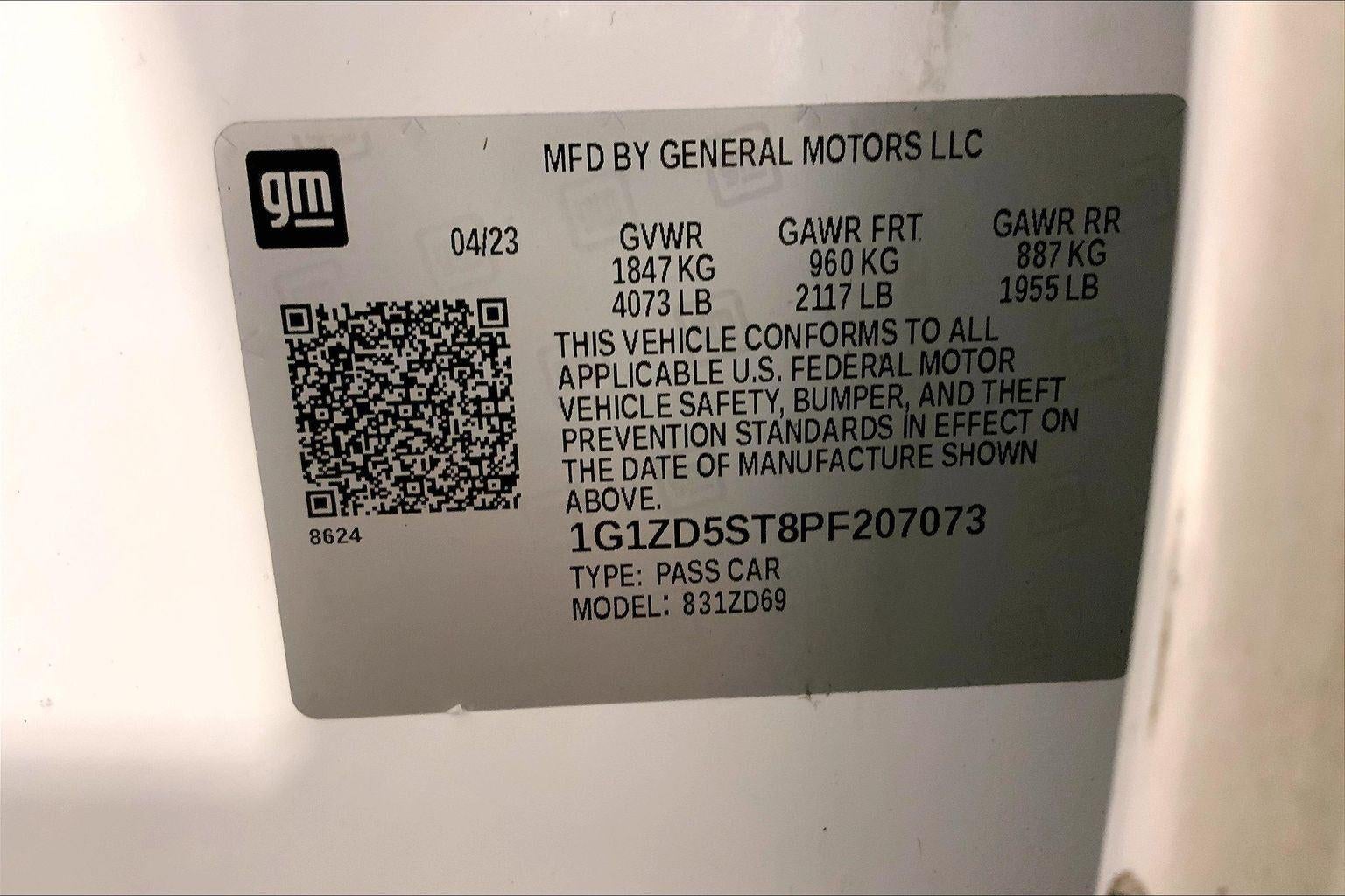 2023 Chevrolet Malibu FWD 1LT