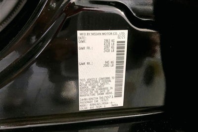 2025 Nissan Altima SV FWD
