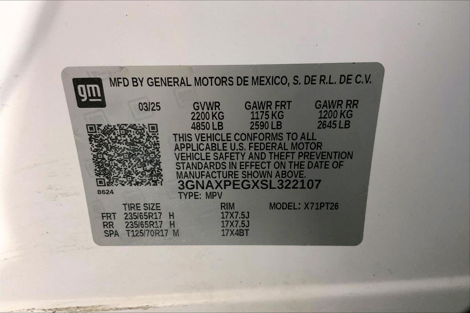 2025 Chevrolet Equinox AWD LT