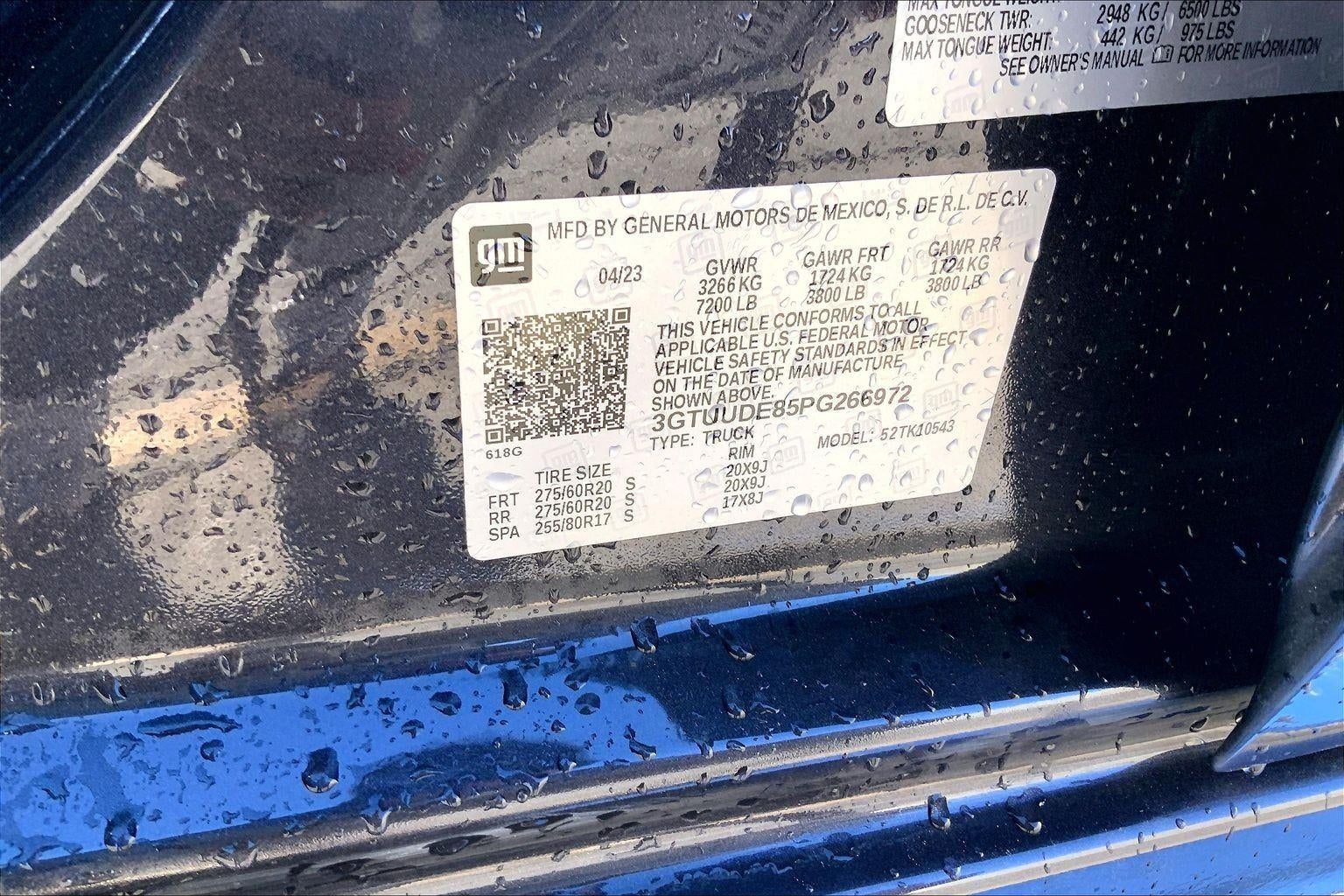 2023 GMC Sierra 1500 4WD Crew Cab Short Box SLT